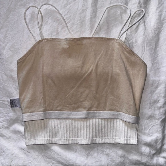 GU White Cropped Tank Top Bought in Japan - Picture 2 of 4